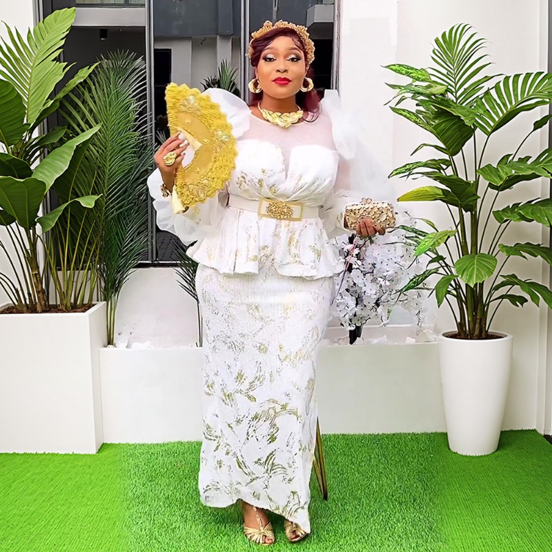 Evening Gown - 2025 Yeni Kadın Afrika Parti Elbise