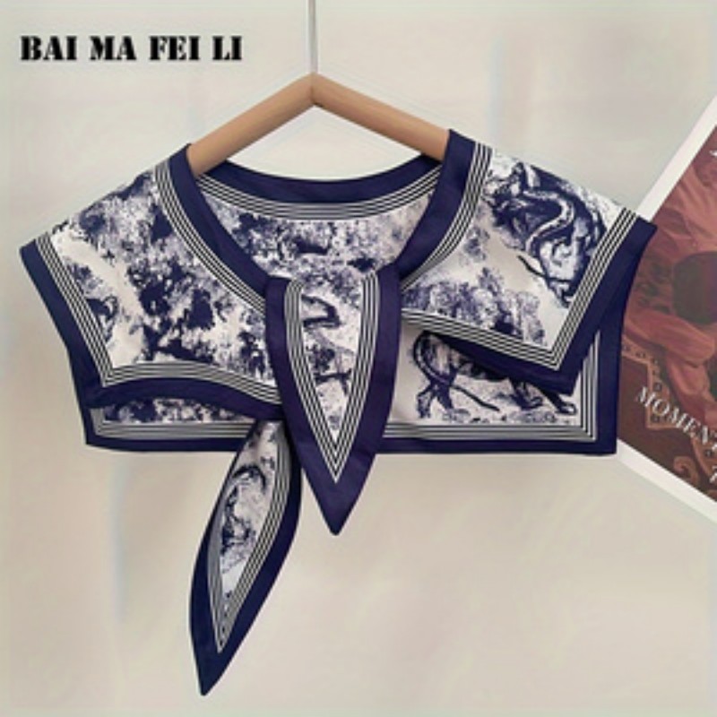 Silk Blouse - Kadın Çok Amaçlı İpek Eşarp İlkbahar