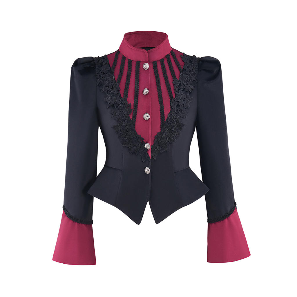 Womens Blazer - Kadın Viktorya Dönemi Steampunk Rönesans Blazer